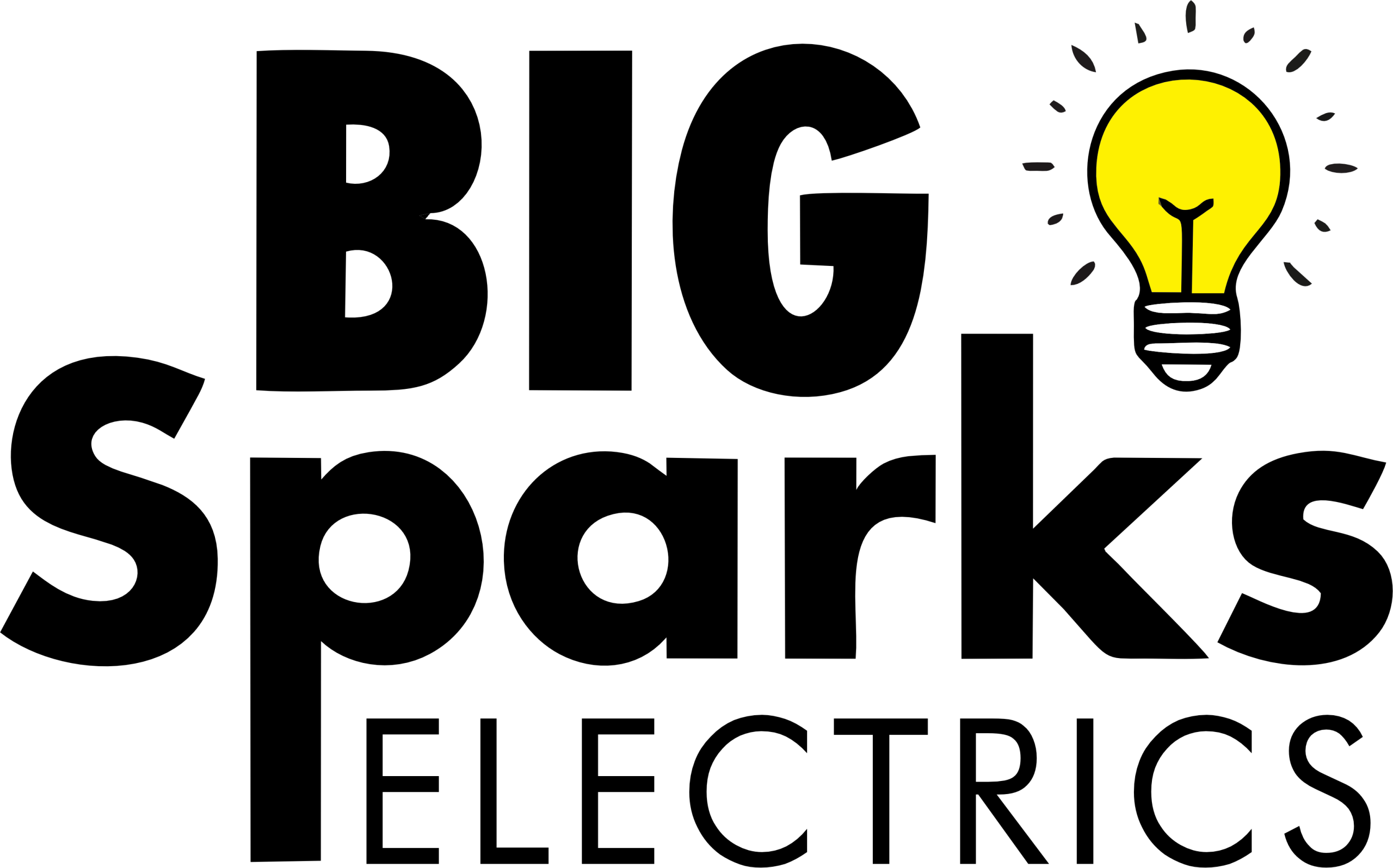 BIG SPARKS black logo